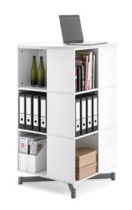 La colonne carrée rotative Compact Square d'Alphadex maximise votre volume d’archivage