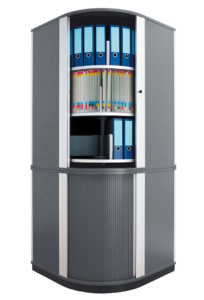 Optimisez les angles perdus de vos bureaux avec l’armoire rotative d’angle
