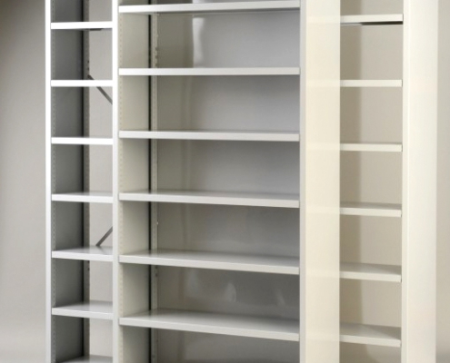 Rayonnage mobile à translation latérale pour petits espaces, couloirs, dossiers de proximité