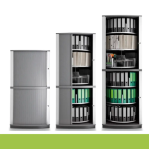 Colonnes et armoires de classement rotatives